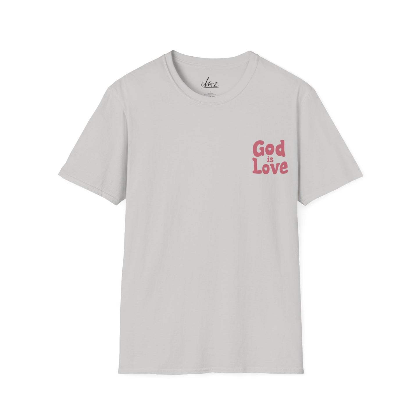 God Is Love Salmon Unisex Softstyle T-Shirt