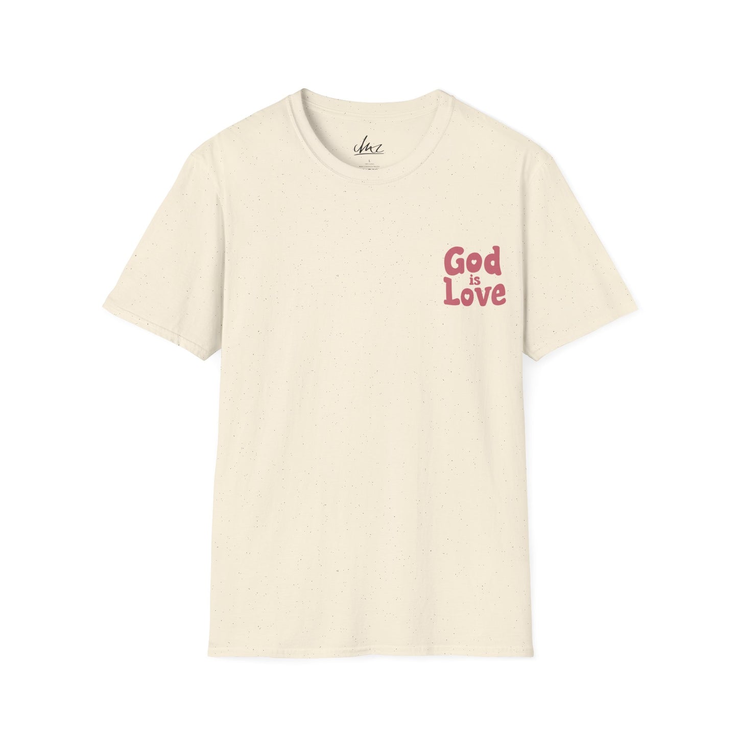 God Is Love Salmon Unisex Softstyle T-Shirt