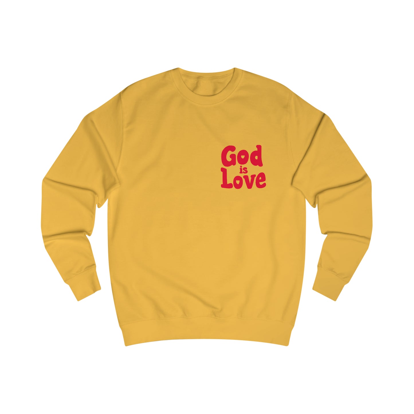 God Is Love Red Sweatshirt