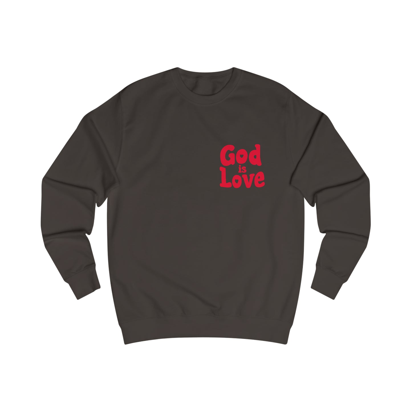 God Is Love Red Sweatshirt