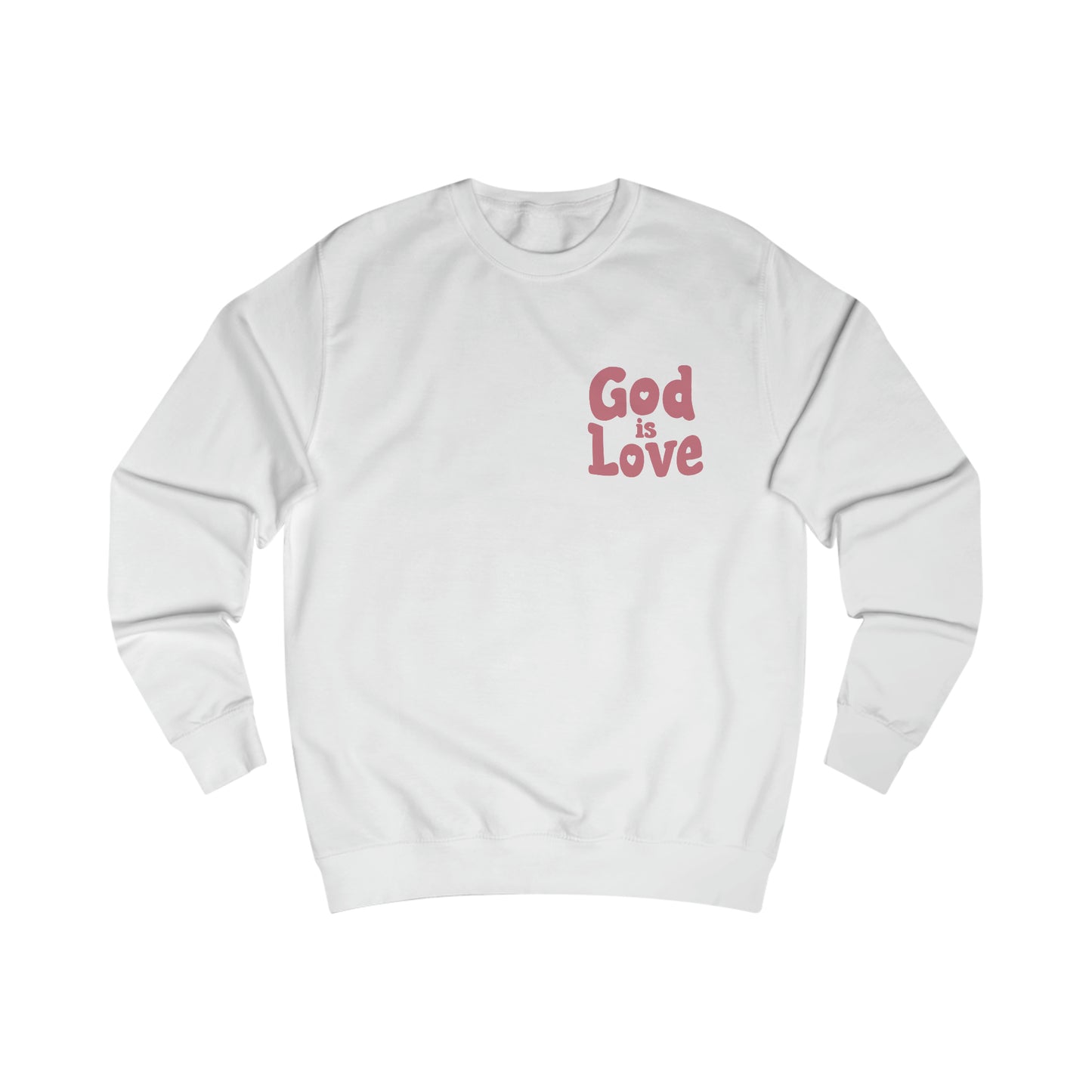 God Is Love Salmon Unisex Sweatshirt