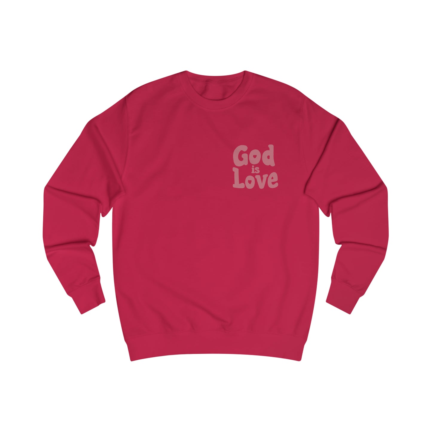 God Is Love Salmon Unisex Sweatshirt