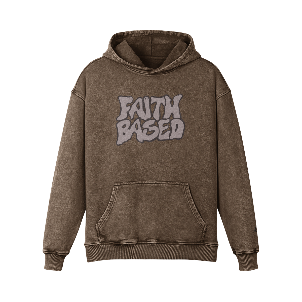 FAITH BASED BROWN hoodie