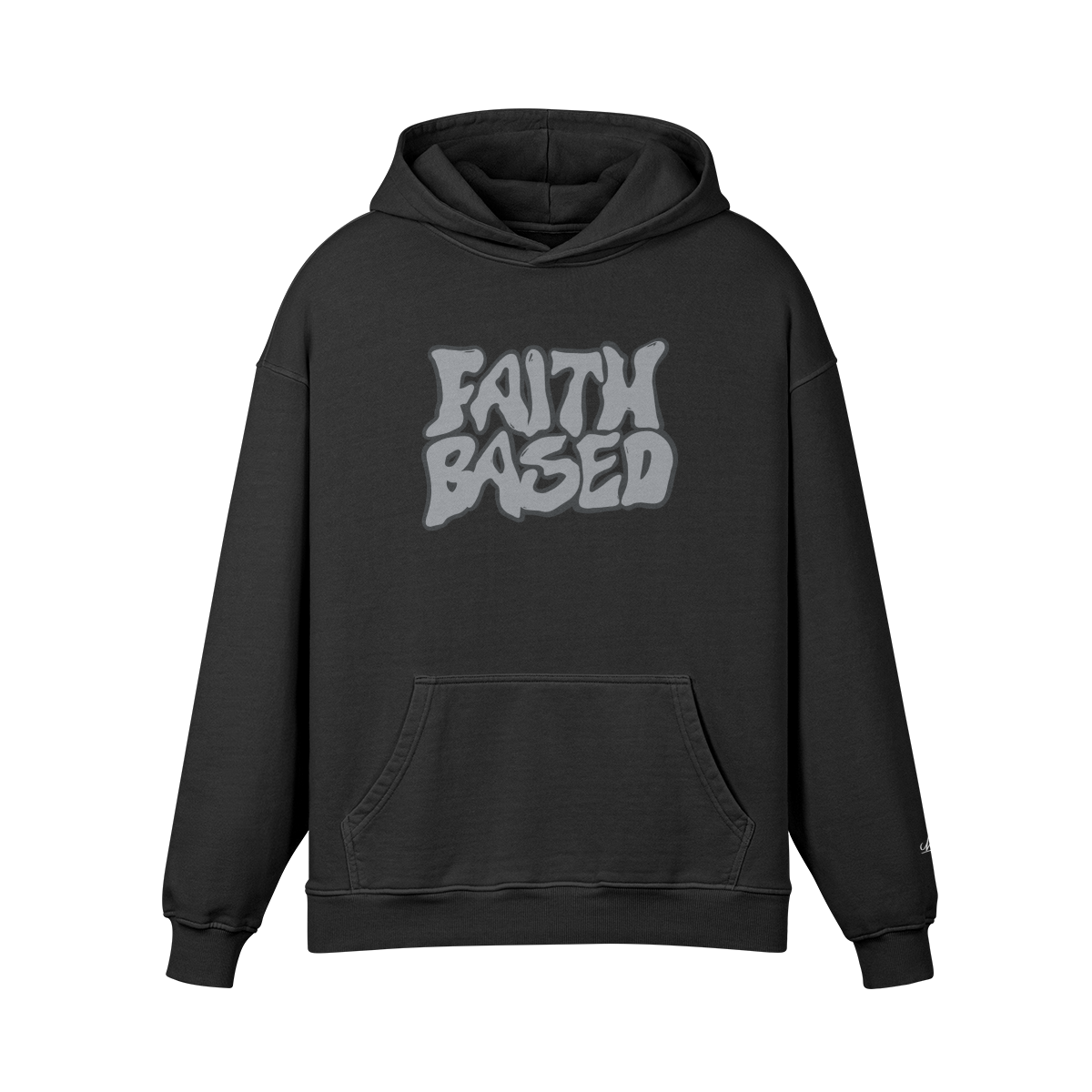 FAITH BASED BLACK hoodie